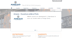 Desktop Screenshot of amexio.fr